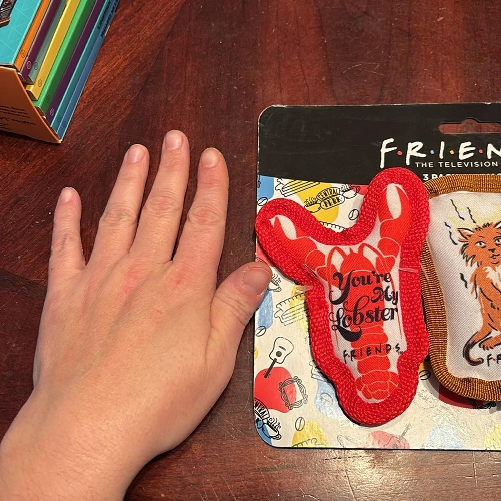 Friends the TV Show 3pc Cat Toy Set Canvas Catnip |